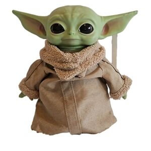 Star Wars The Mandalorian Soft Plush Toy Grogu The Child  11" Tall Geen hard toy